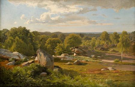 Eugen Ducker Rugen landscape oil painting picture